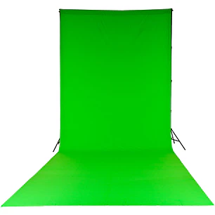 Manfrotto LL LC5881 Fondo de Tela Verde Chroma Key 3 x 7,2 m Lavable Con Bolso