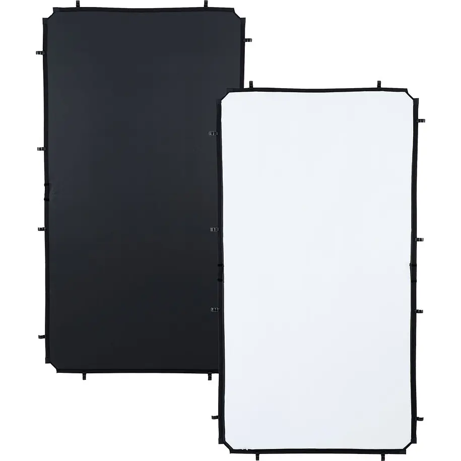 Manfrotto LL LR81221R Tela Reflectora Skylite Rapid Negro/Blanco 1,1 x 2 m Para Marco Mediano 1