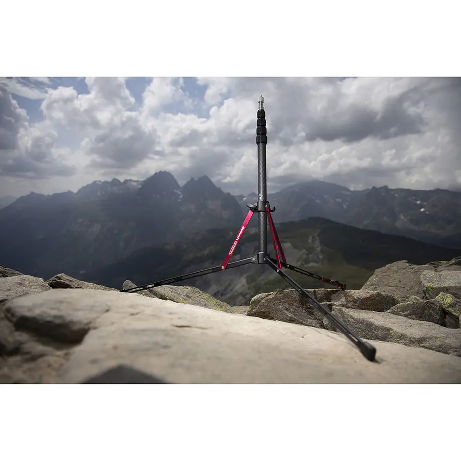 Manfrotto MS0490C Pie de Iluminación Nanopole Fibra de Carbono 197 cm Ultracompacto Para Viaje 4