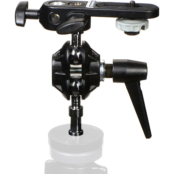 Manfrotto 155 Rótula de Doble Bola Con Plataforma Para Cámara Soporta 5 kg 1