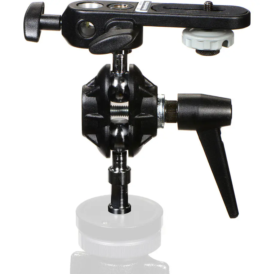 Manfrotto 155 Rótula de Doble Bola Con Plataforma Para Cámara Soporta 5 kg 1