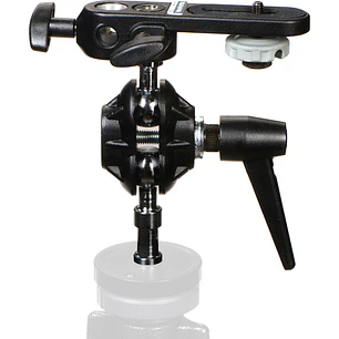 Manfrotto 155 Rótula de Doble Bola Con Plataforma Para Cámara Soporta 5 kg