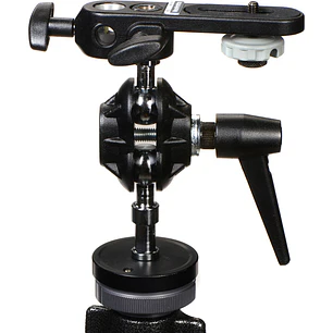 Manfrotto 155 Rótula de Doble Bola Con Plataforma Para Cámara Soporta 5 kg