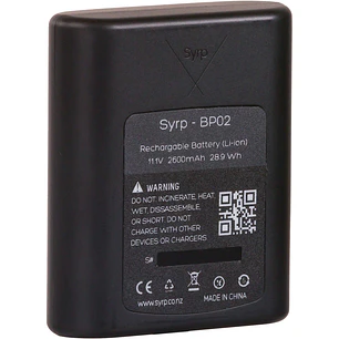 Manfrotto Syrp SY0005-0002 Batería BP02 2600 mAh Para Genie II Linear y Pan Tilt