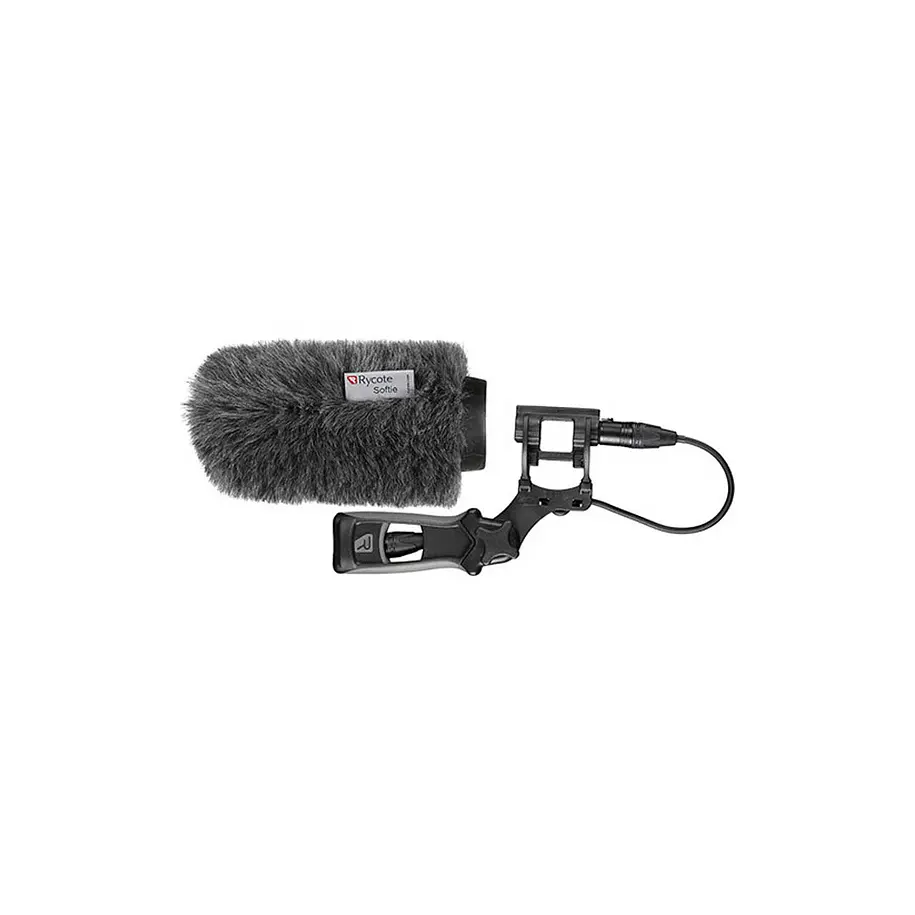 Rycote Classic-Softie Kit 15 cm (19/22) Cortaviento de Piel con Suspensión Lyre y Pistol Grip Para Micrófono Shotgun RYC033342 3