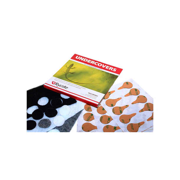 Rycote Undercovers Negros Pack 30 Usos con Stickies Para Ocultar Micrófono Lavalier Bajo la Ropa RYC065101 1