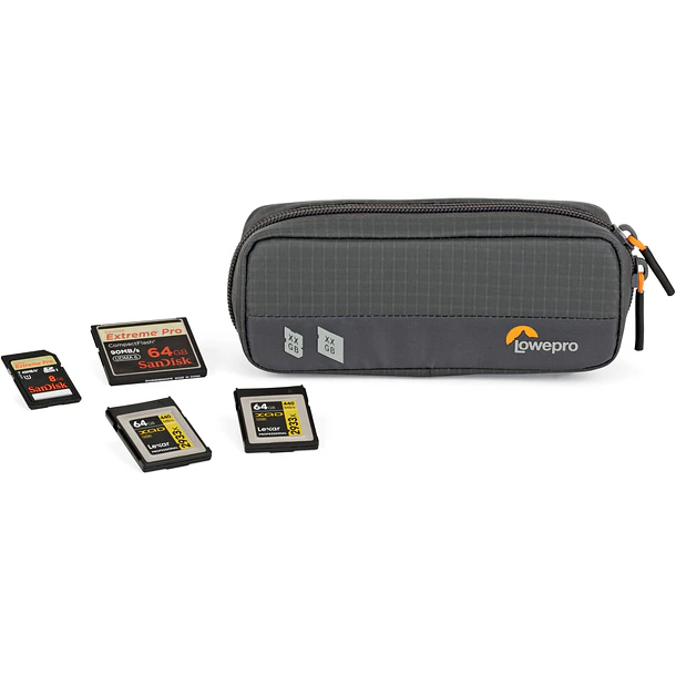 Lowepro GearUp Memory Card Wallet 20 Estuche Para 20 Tarjetas de Memoria SD, CF y XQD Gris LP37186-GRL 4