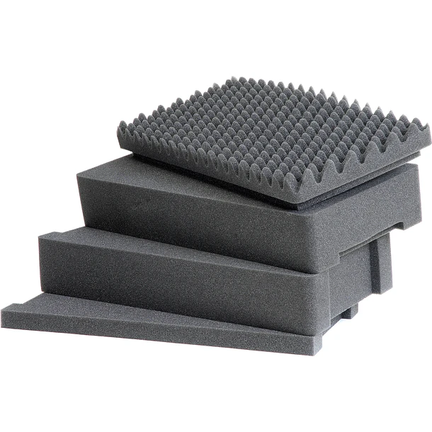 HPRC 4300W Maleta Rígida Con Ruedas y Espuma Cubicada Impermeable IP67 Negra HPRC4300 WCUBBLB 4