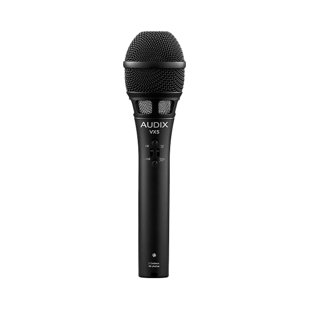 Audix VX5 Micrófono Vocal Condensador Supercardioide Con Pad -10 dB y Filtro de Graves 1