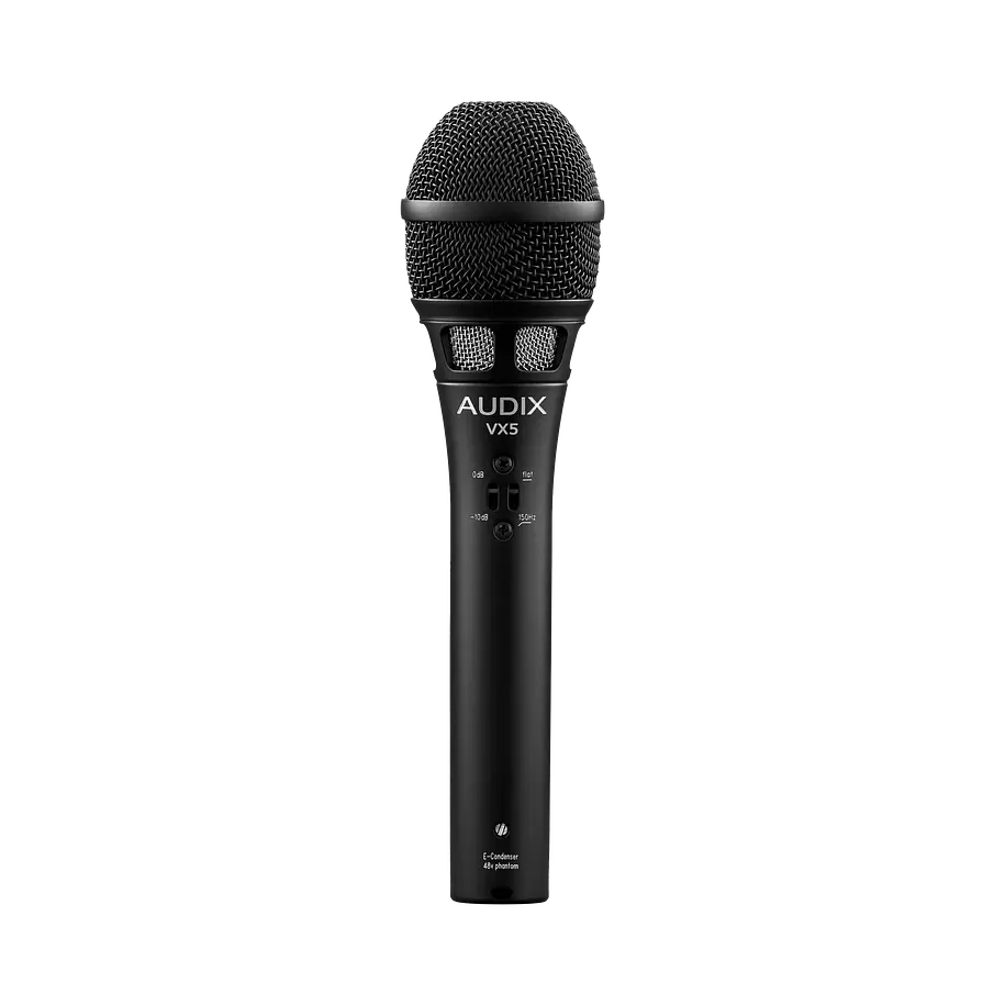 Audix VX5 Micrófono Vocal Condensador Supercardioide Con Pad -10 dB y Filtro de Graves 1