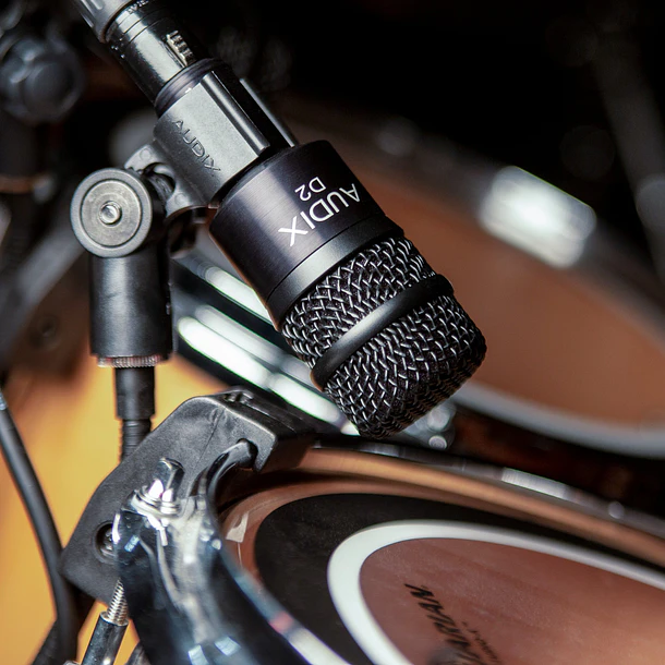 Audix D2 Micrófono Dinámico Hipercardioide Para Toms y Percusión 7