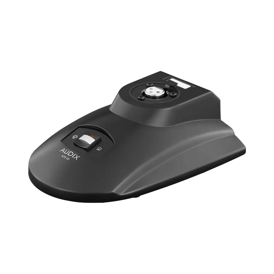 Audix ATS10 Base de Mesa Para Micrófonos Cuello de Ganso ADX112 y ADX118 Con Interruptor 1