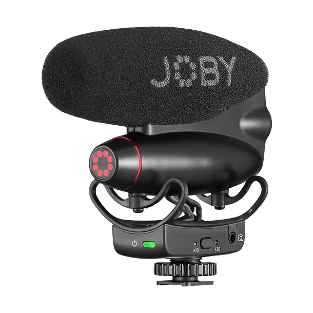 Joby Wavo PRO DS Micrófono Shotgun Para Cámara Con Pista de Seguridad y Batería 60 Horas JB01801-BWW 1