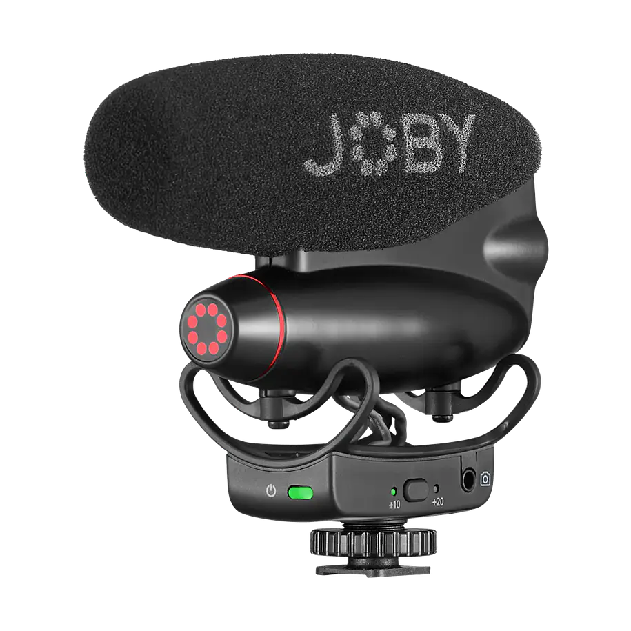 Joby Wavo PRO DS Micrófono Shotgun Para Cámara Con Pista de Seguridad y Batería 60 Horas JB01801-BWW 1