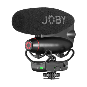 Joby Wavo PRO DS Micrófono Shotgun Para Cámara Con Pista de Seguridad y Batería 60 Horas JB01801-BWW