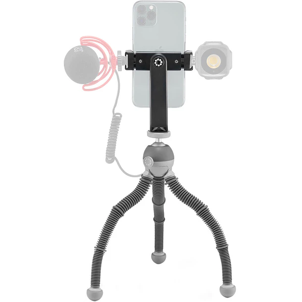 Joby PodZilla Large Kit Trípode Flexible Gris Con Soporte GripTight 360 Para Celular Hasta 2,5 kg JB01732-BWW 2