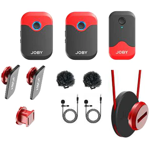 Joby Wavo AIR Sistema de Micrófonos Inalámbricos Para 2 Personas 2,4 GHz Con 2 Lavalier JB01737-BWW