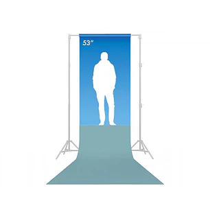 Savage SAV02-53 Fondo de Papel Seamless 1.3x11m 02 Sky Blue