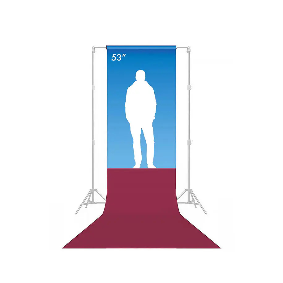 Savage SAV06-53 Fondo de Papel Seamless 1.3x11m 06 Crimson 2