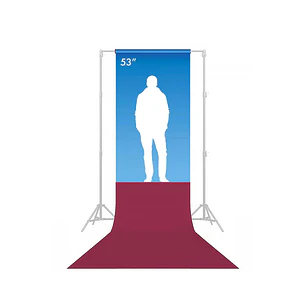 Savage SAV06-53 Fondo de Papel Seamless 1.3x11m 06 Crimson