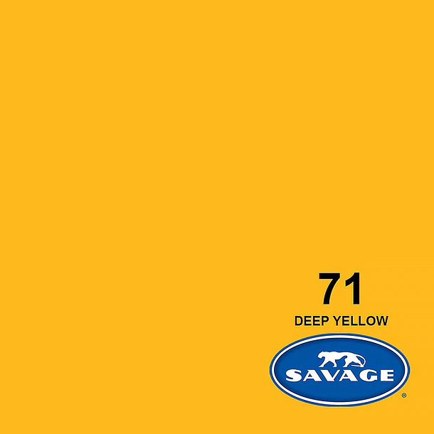 Savage Fondo Papel Deep Yellow 1.3x11m Seamless 3