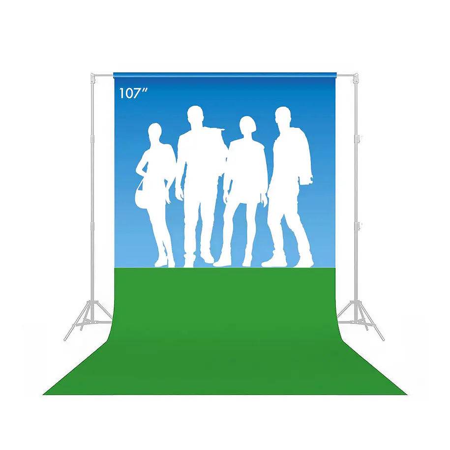 Savage Fondo Papel Tech Green 2.7x11m Seamless 2
