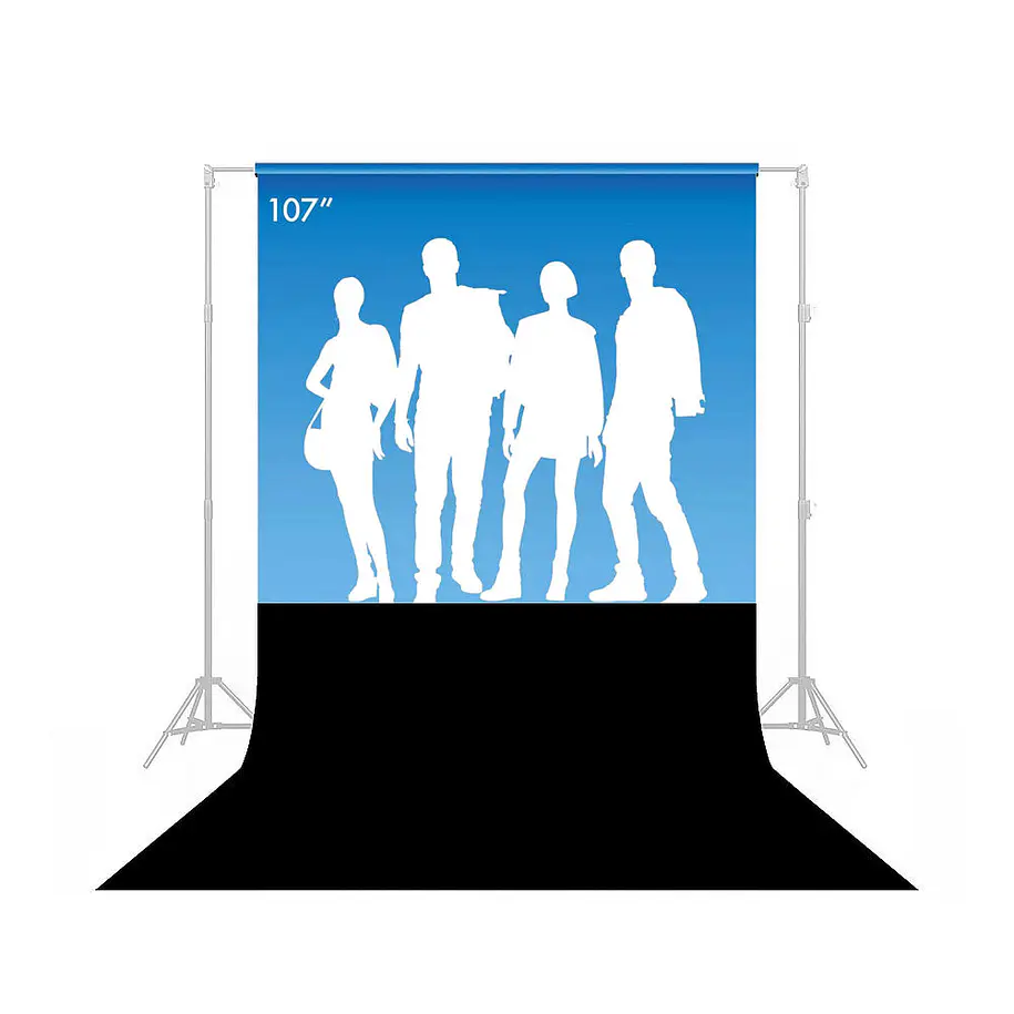 Savage Fondo Papel Black 2.7x11m Seamless 2