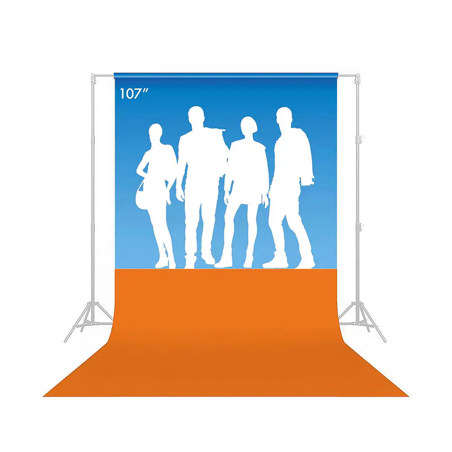 Savage Fondo Papel Orange 2.7x11m Seamless 2