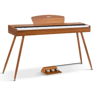 Donner DDP-80 Pro Piano Digital 88 Teclas Acción de Martillo con Bluetooth y Mueble de Madera EC6772