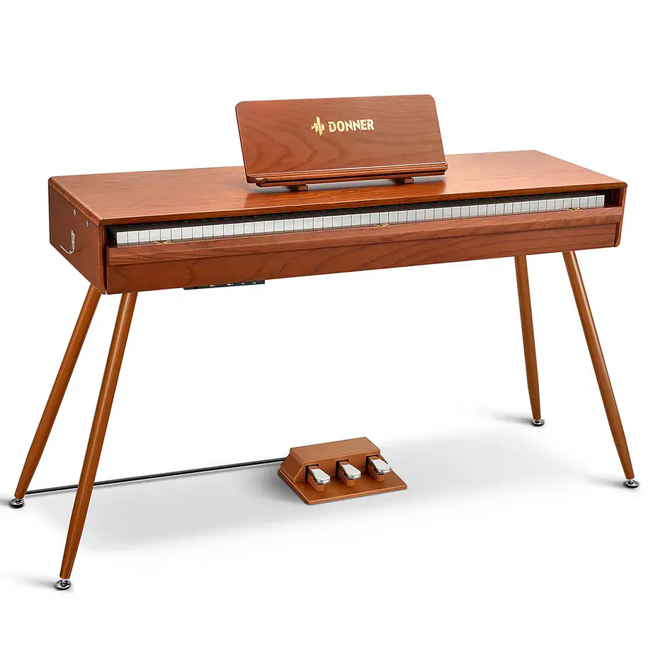 Donner DDP-80 Pro Piano Digital 88 Teclas Acción de Martillo con Bluetooth y Mueble de Madera EC6772 2