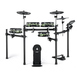 Donner DED-500 Batería Electrónica de Malla 10 Pulgadas con Platillos de 12 Pulgadas y 948 Sonidos EC6714