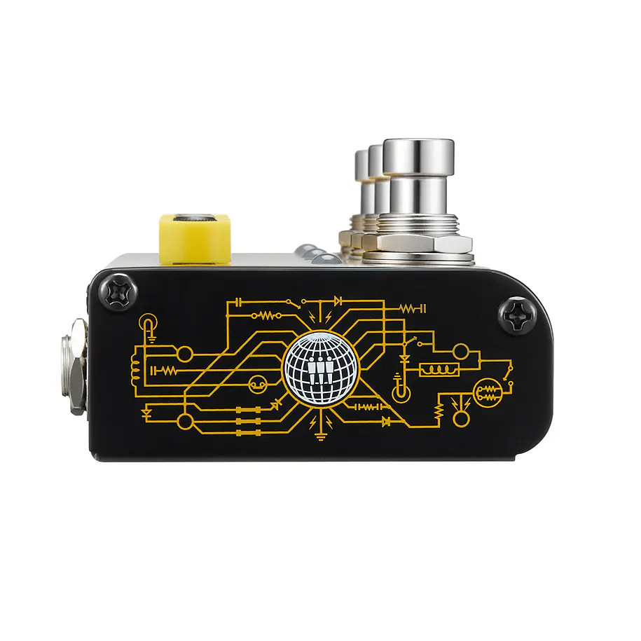 Donner Triple Threat Pedal Multiefecto Análogo Distorsión Phaser y Eco Diseño Third Man Hardware EC6792 7