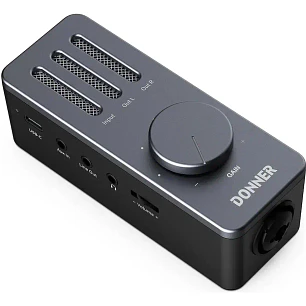 Donner Livejack M Interfaz de Audio Portátil USB-C con Batería Para Celular Tablet y Computador EC2817