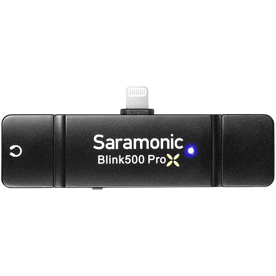 Saramonic Blink 500 ProX B4 Micrófono Inalámbrico Doble Con Receptor Lightning Para iPhone y 2 Lavalier 3