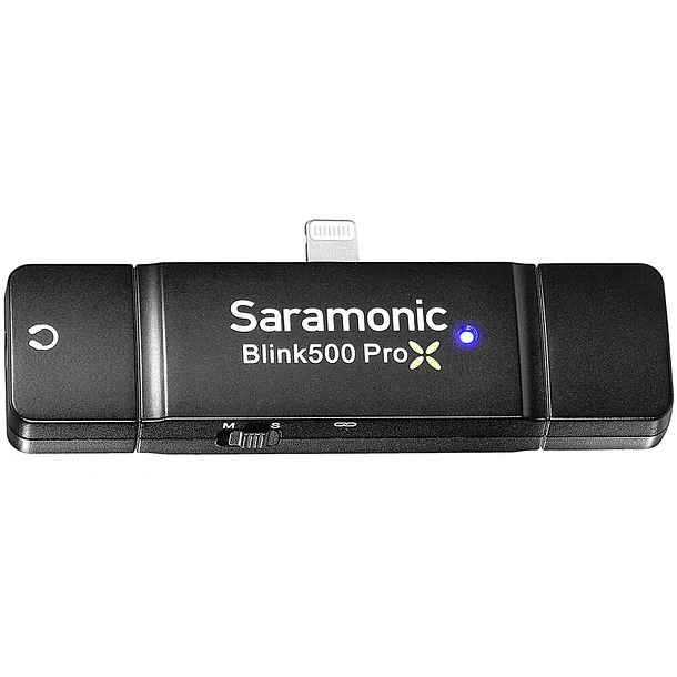 Saramonic Blink 500 ProX B4 Micrófono Inalámbrico Doble Con Receptor Lightning Para iPhone y 2 Lavalier 4