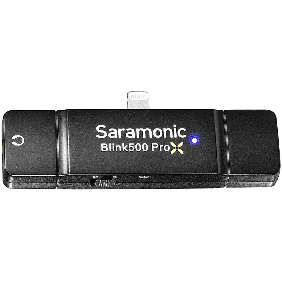 Saramonic Blink 500 ProX B4 Micrófono Inalámbrico Doble Con Receptor Lightning Para iPhone y 2 Lavalier 4