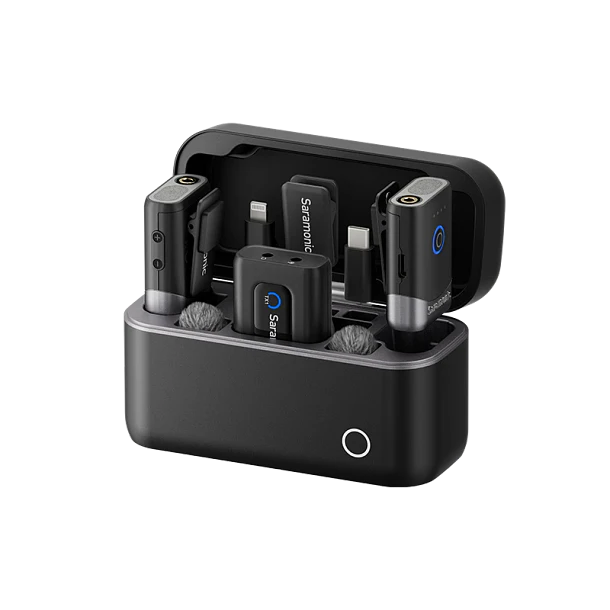 Saramonic Mix Micrófono Inalámbrico Doble Con Entrada Para Lavalier y Receptor 3.5mm, USB-C y Lightning SaramonicMix 1