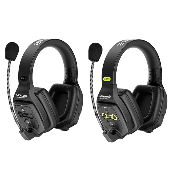 Saramonic WiTalk WT2D Sistema Intercomunicador Inalámbrico Full-Duplex 1.9 GHz Para 2 Personas Headsets Doble Oído 4