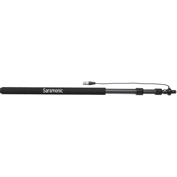 Saramonic Boompole Lite Caña de Audio de Fibra de Carbono 3 Secciones 2 m con Cable XLR Interno 2