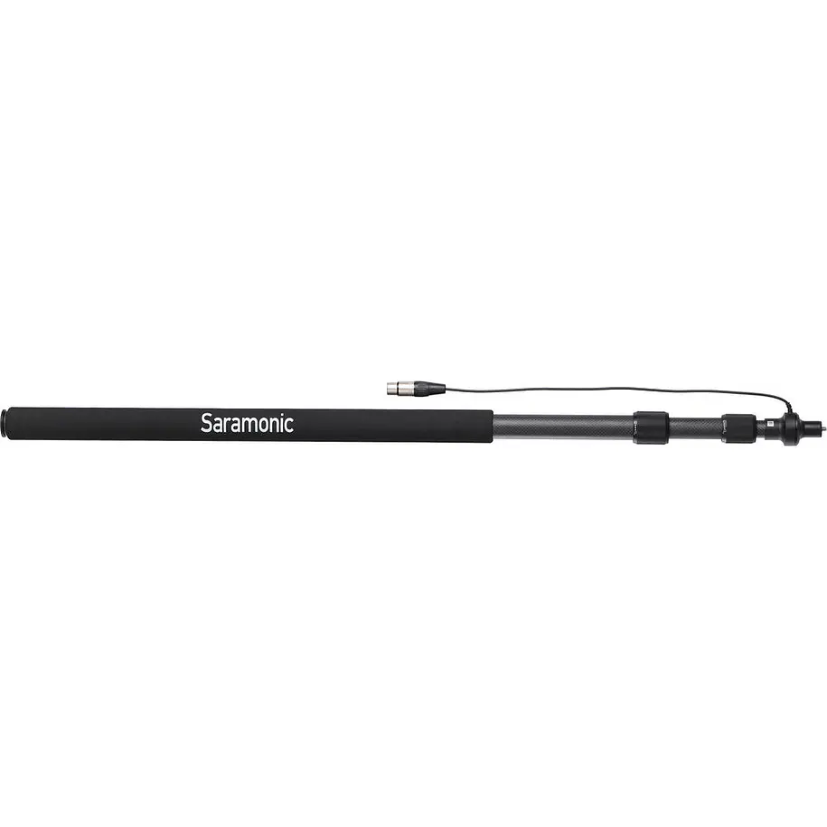 Saramonic Boompole Lite Caña de Audio de Fibra de Carbono 3 Secciones 2 m con Cable XLR Interno 2