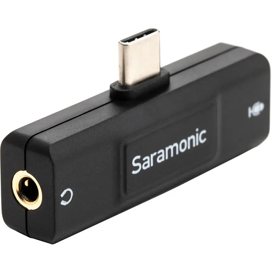 Saramonic SR-EA2U Adaptador de Audio USB-C a Micrófono 3.5mm y Salida de Audífonos Para Celular y Computador 2