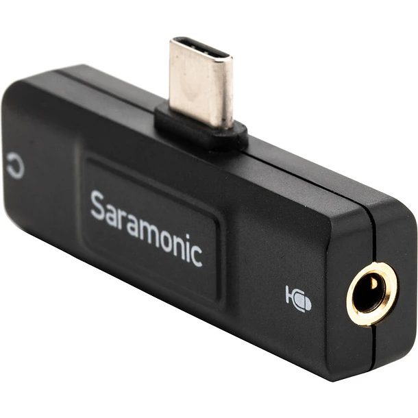 Saramonic SR-EA2U Adaptador de Audio USB-C a Micrófono 3.5mm y Salida de Audífonos Para Celular y Computador 3