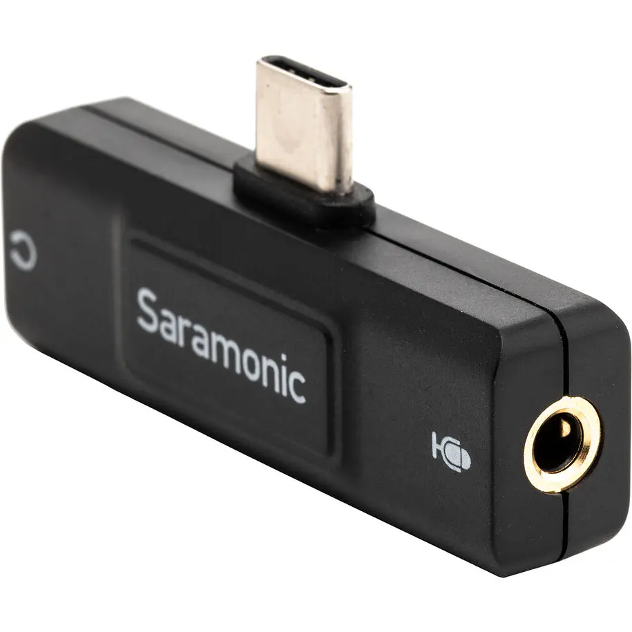 Saramonic SR-EA2U Adaptador de Audio USB-C a Micrófono 3.5mm y Salida de Audífonos Para Celular y Computador 3