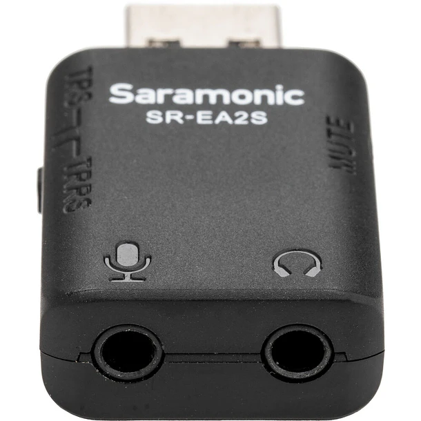 Saramonic SR-EA2S Adaptador de Audio USB-A a Micrófono 3.5mm y Salida de Audífonos Para Computador SR-EA2 2