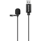 Saramonic SR-ULM10 Micrófono Lavalier USB Omnidireccional Plug and Play Para Computador Cable 2 m - Miniatura 2