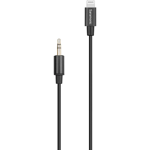 Saramonic SR-C2000 Cable Adaptador de Audio 3.5mm TRS Macho a Lightning Para iPhone 23 cm 2