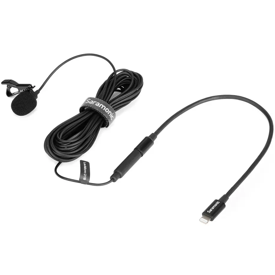 Saramonic SR-C2000 Cable Adaptador de Audio 3.5mm TRS Macho a Lightning Para iPhone 23 cm 6