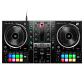 Hercules DJControl Inpulse 500 Controlador DJ de 2 Decks con Jog Wheels Grandes y 16 Pads RGB - Thumbnail 1