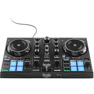 Hercules DJControl Inpulse 200 MK3 Controlador DJ de 2 Decks con Stems Ideal Para Aprender