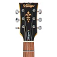 Vintage V130 ProShop Custom Guitarra Eléctrica Doble Cutaway Matte TV Yellow Con Pastilla Bare Knuckle P90 V130PU3695 - Thumbnail 3